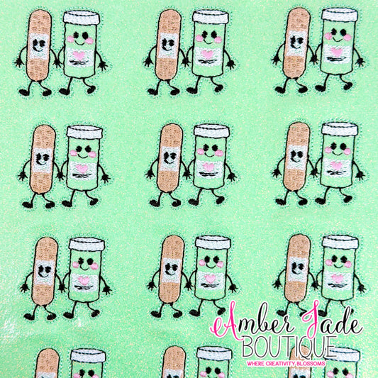 Doodle Bandage & Medicine Bottle