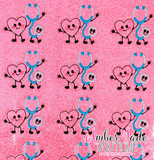 Doodle Heart & Stethoscope