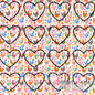 *LIMITED* Heart -Funky Retro Chickens