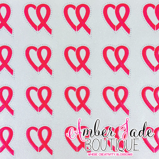 Awareness Ribbon Heart - Pink