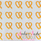 Awareness Ribbon Heart - Gold