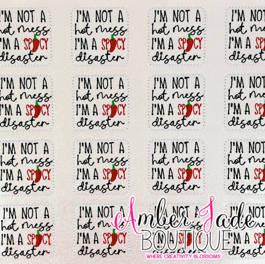 I'm not a Hot Mess I'm a Spicy Disaster