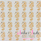 Seahorse- White/Gold