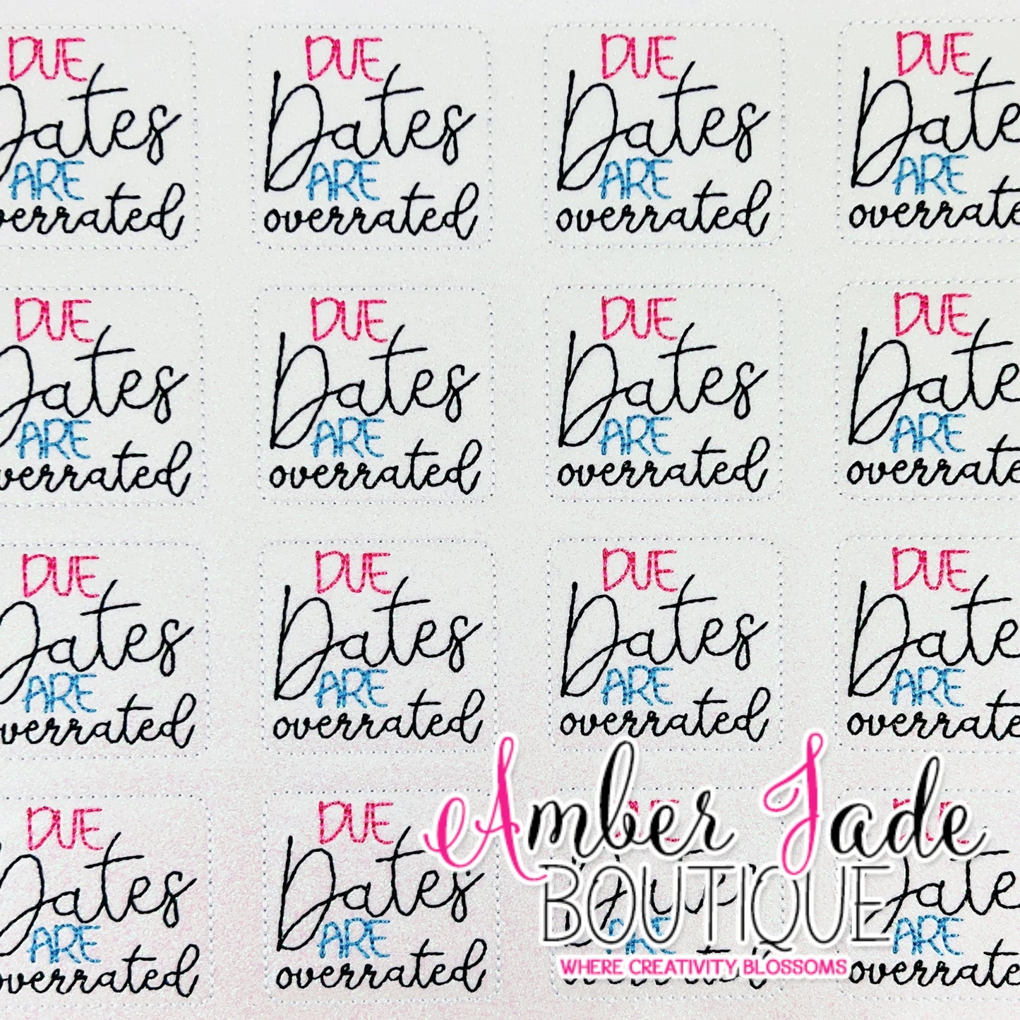 Due Dates are Overrated