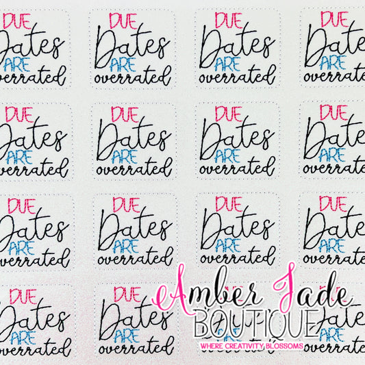 Due Dates are Overrated