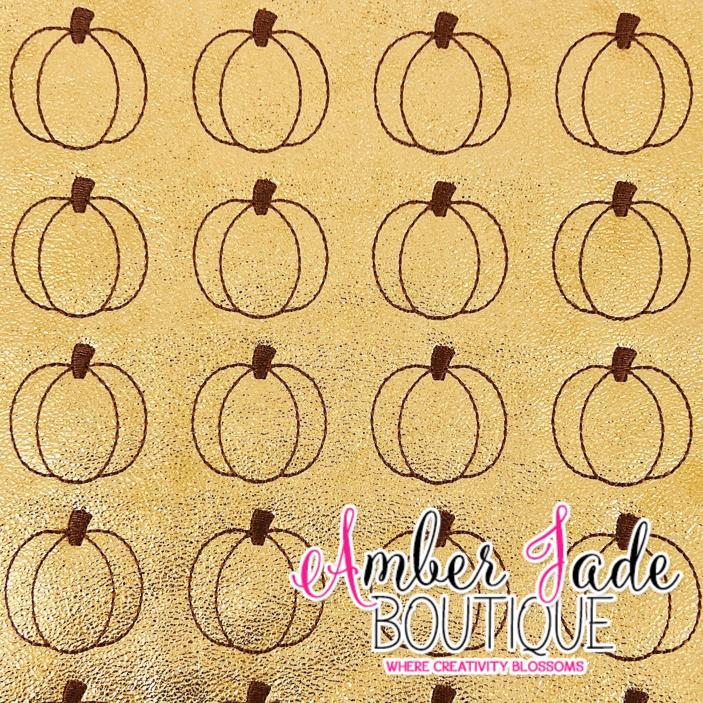 Pumpkin - Gold Foil