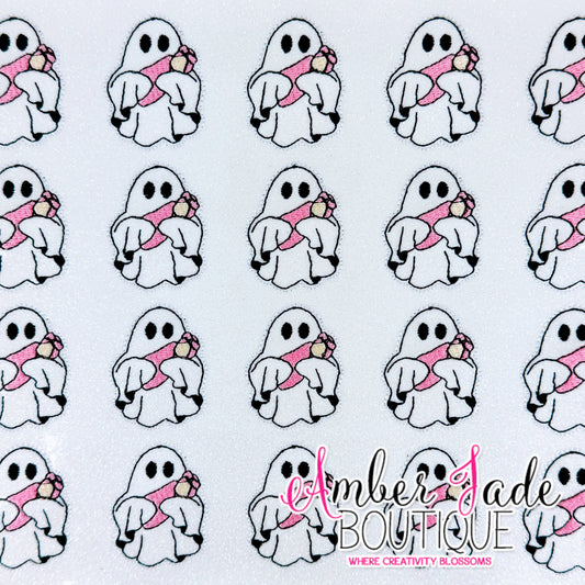 LD Ghost - Pink Baby Blanket