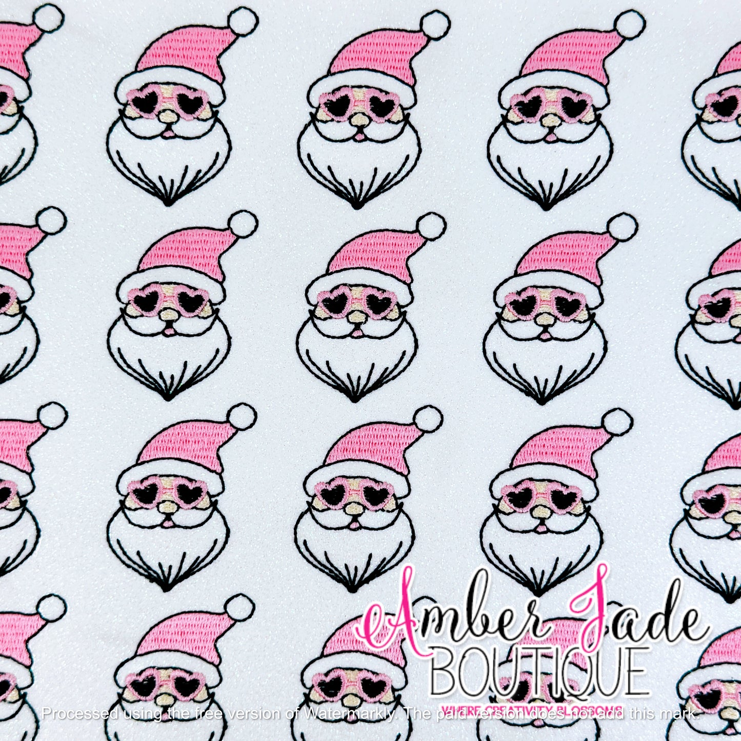 Retro Santa - Pink