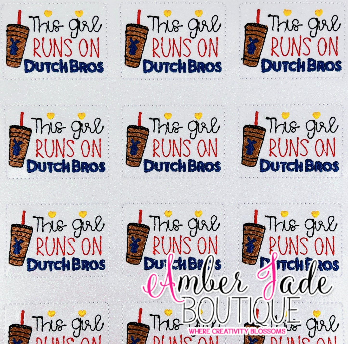 This girl runs on Dutch Bros