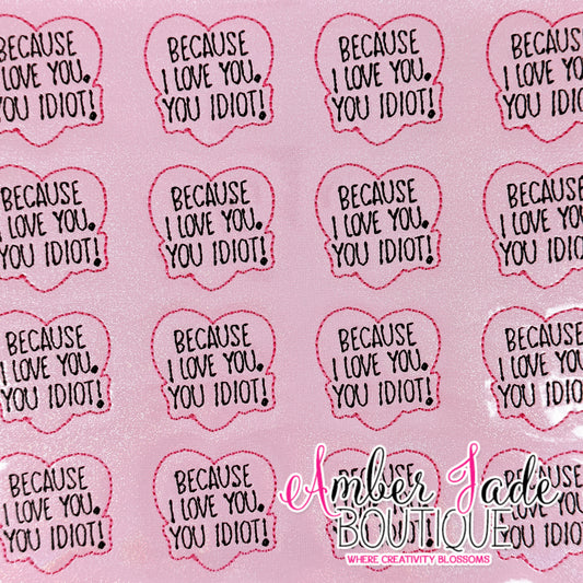 Gilmore Girls - Because I love you. You idiot!