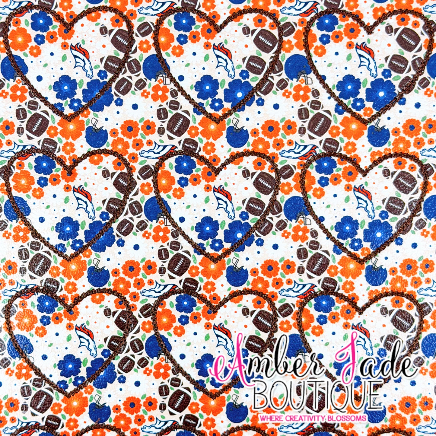 *LIMITED* Football Floral - Broncos