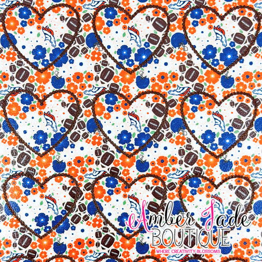 *LIMITED* Football Floral - Broncos