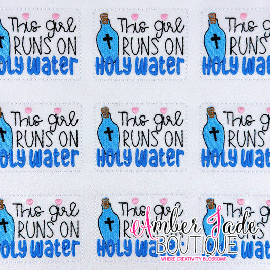 This Girl Runs on Holy Water (Set of 3) XL