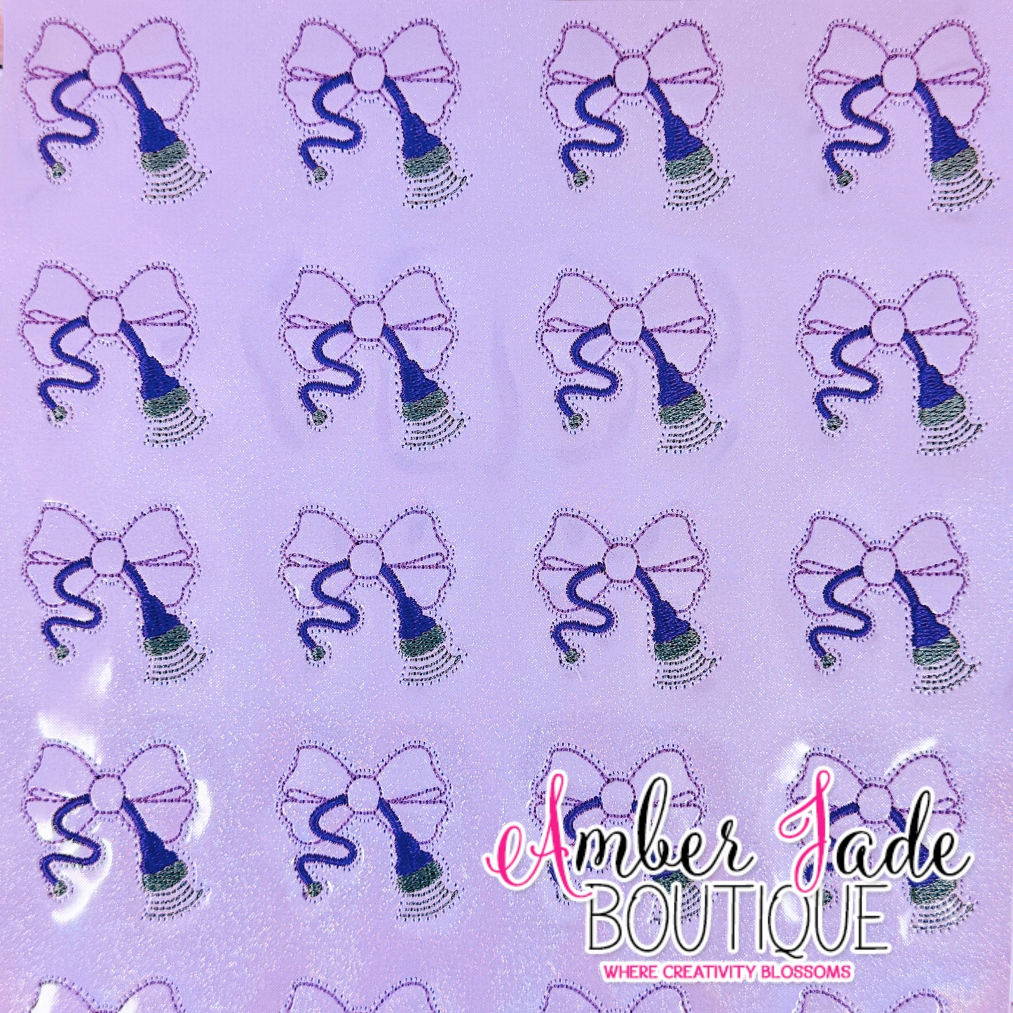 Coquette Sonographer Bow - PURPLE