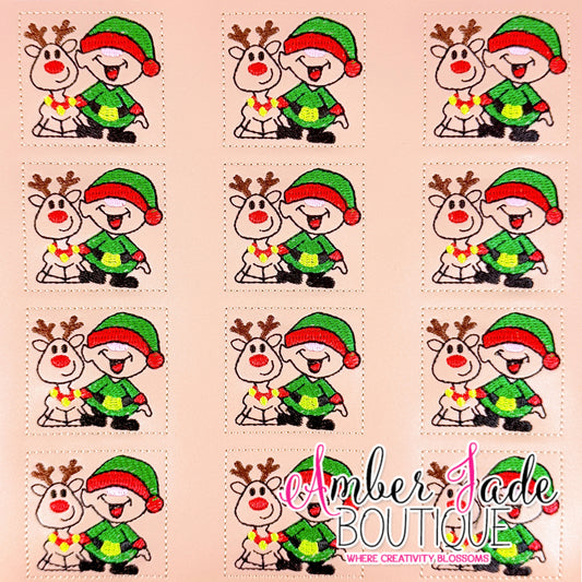 Christmas Reindeer and Elf