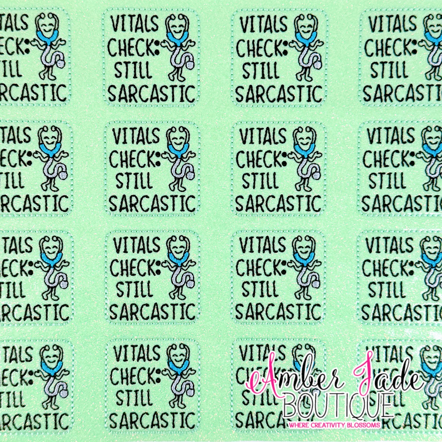 Vitals Check: Still Sarcastic