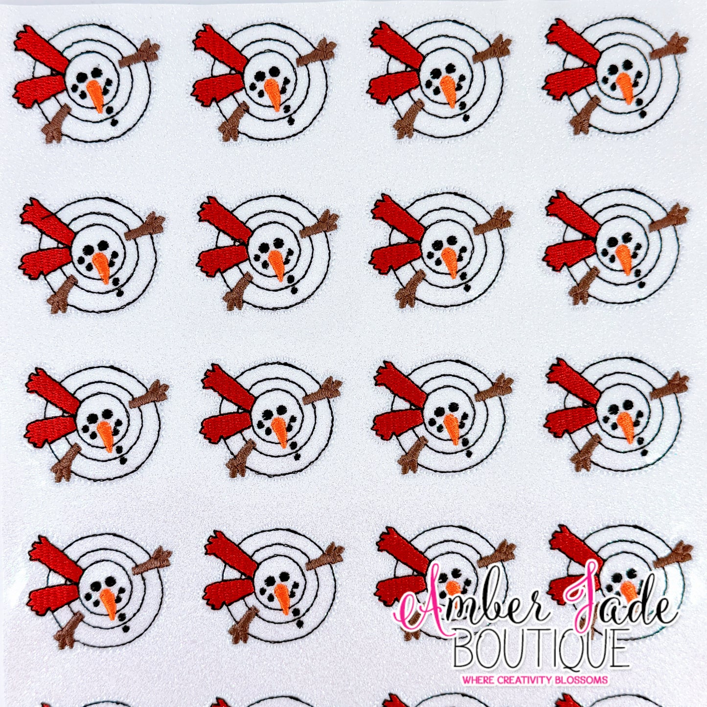 Melted Snowman Circle