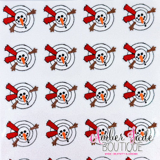 Melted Snowman Circle