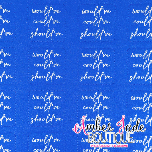 TS - Would've Could've Should've