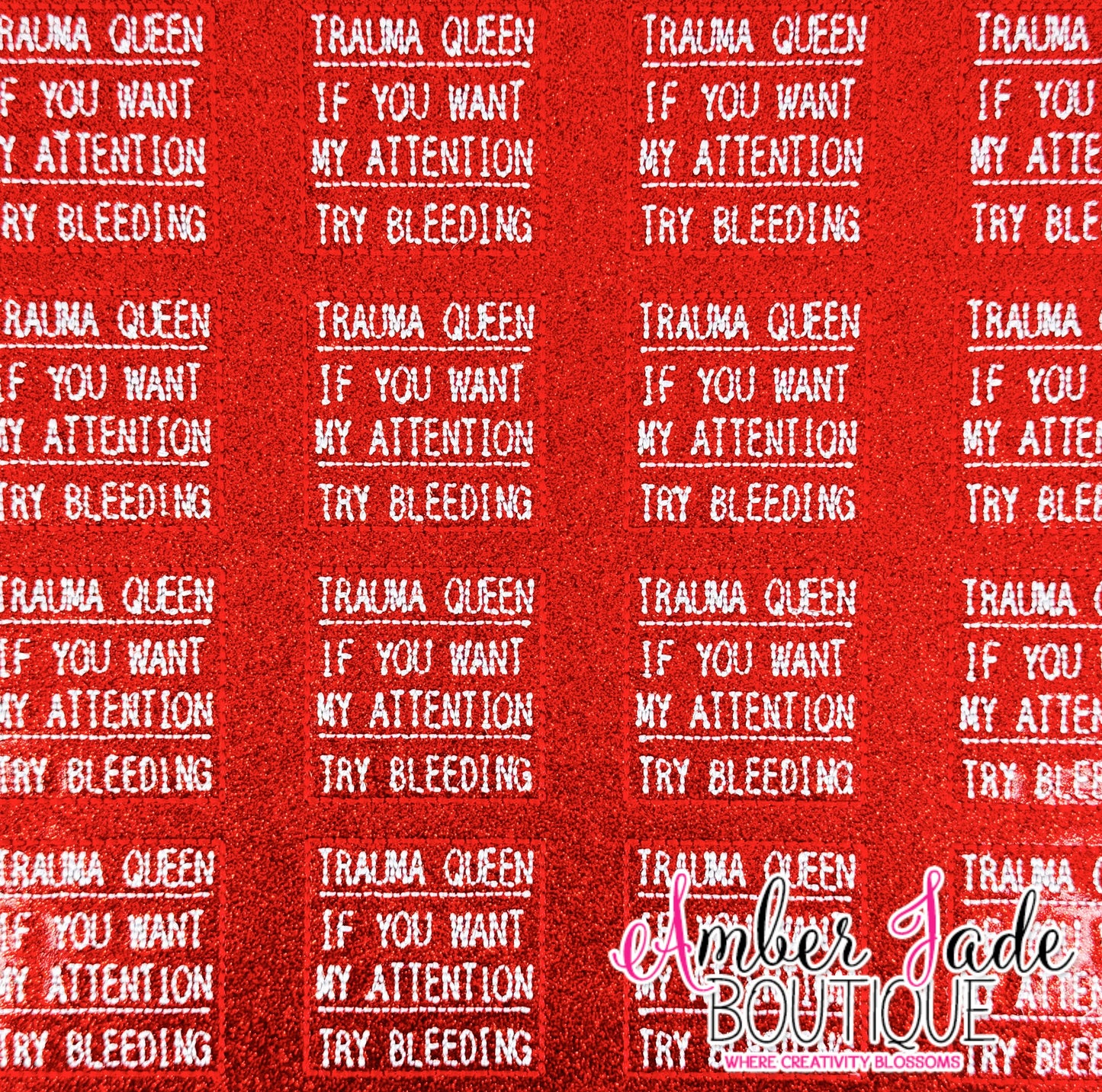 Trauma Queen - If You Want My Attention - Try Bleeding