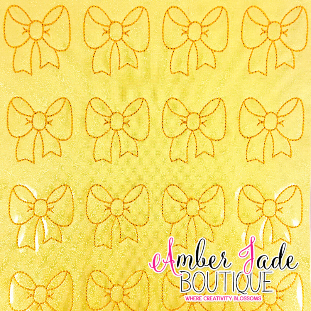 Baby Bow Coquette - Pastel Yellow