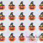 Pumpkin Witch - CROSS STITCH