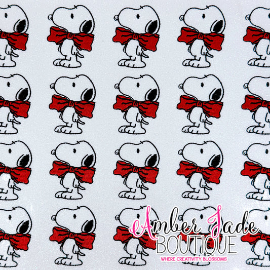 Snoopy Red Bow