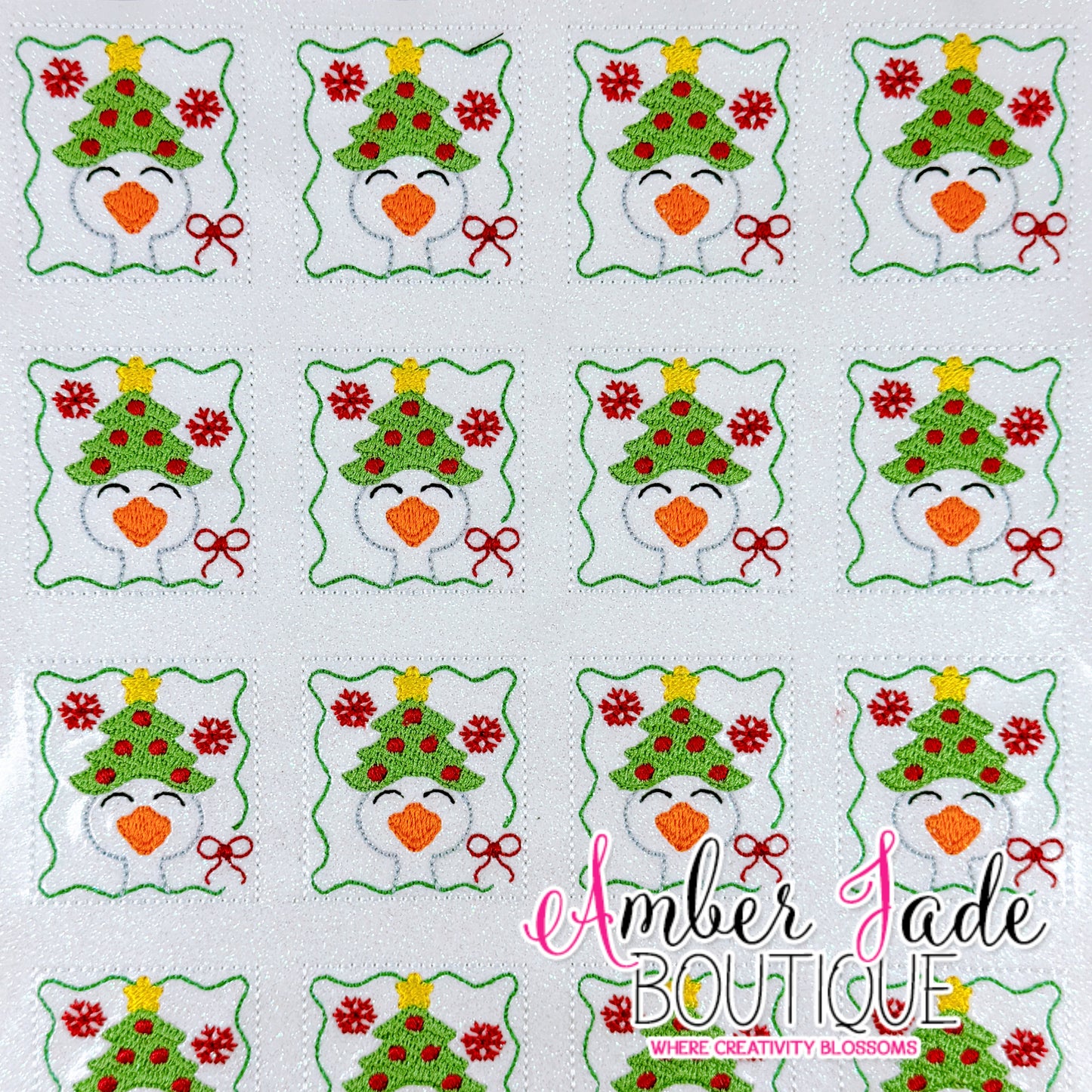 Christmas Goose Portrait