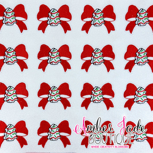 Christmas Cake Bow