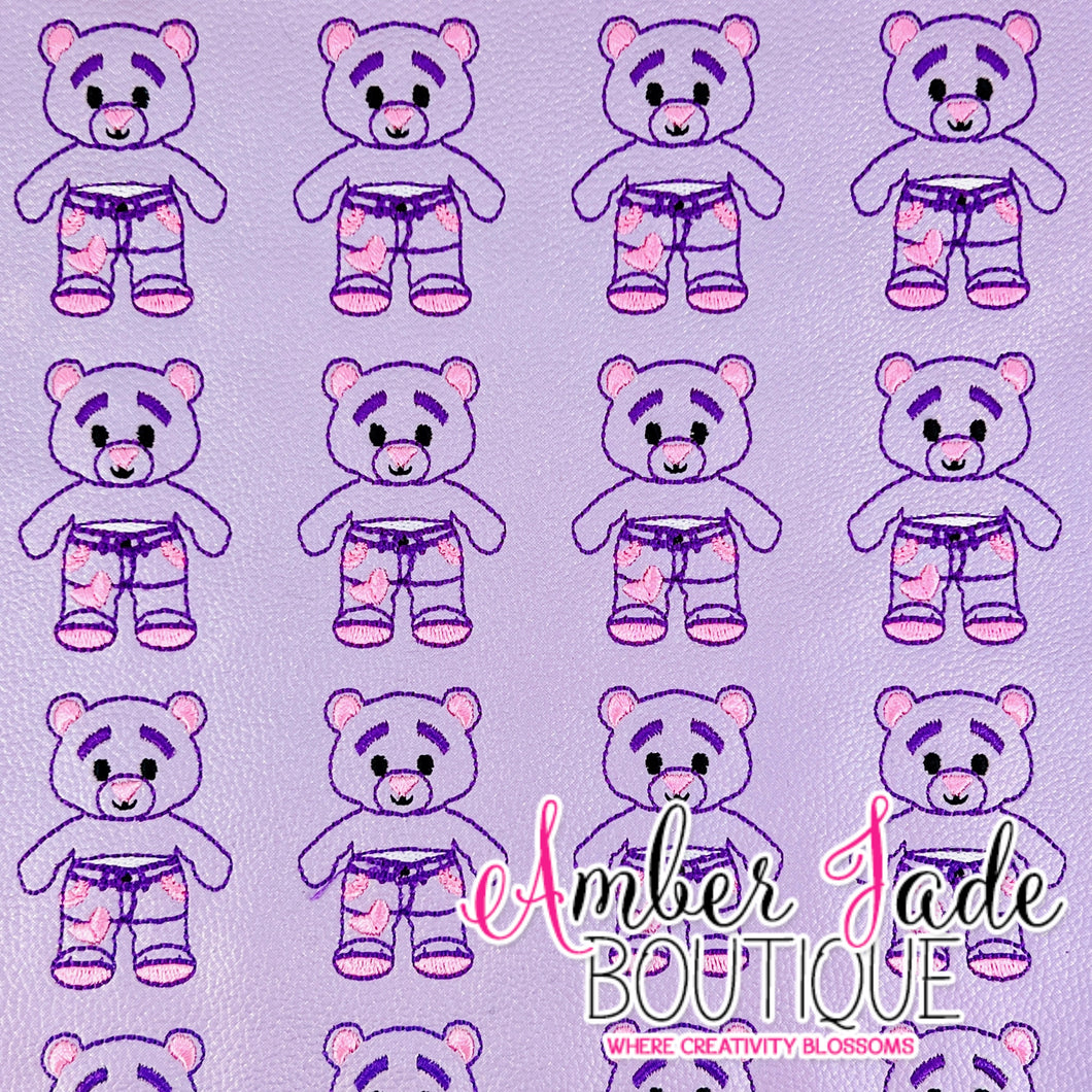 Doodle Bear - PURPLE