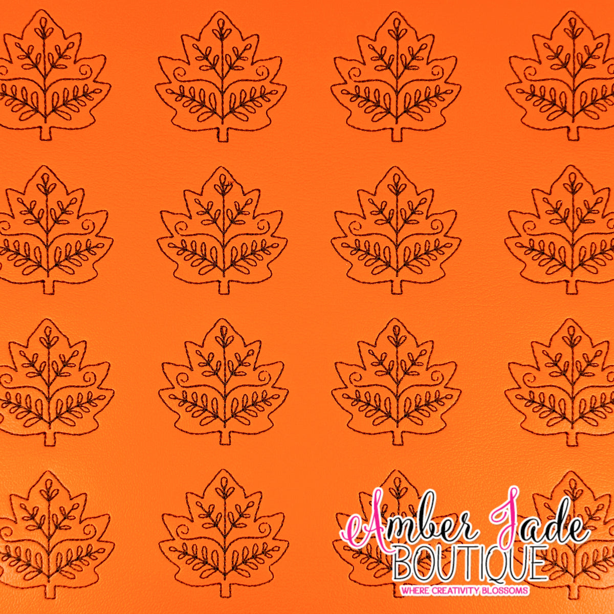 Fall Leaf - Orange