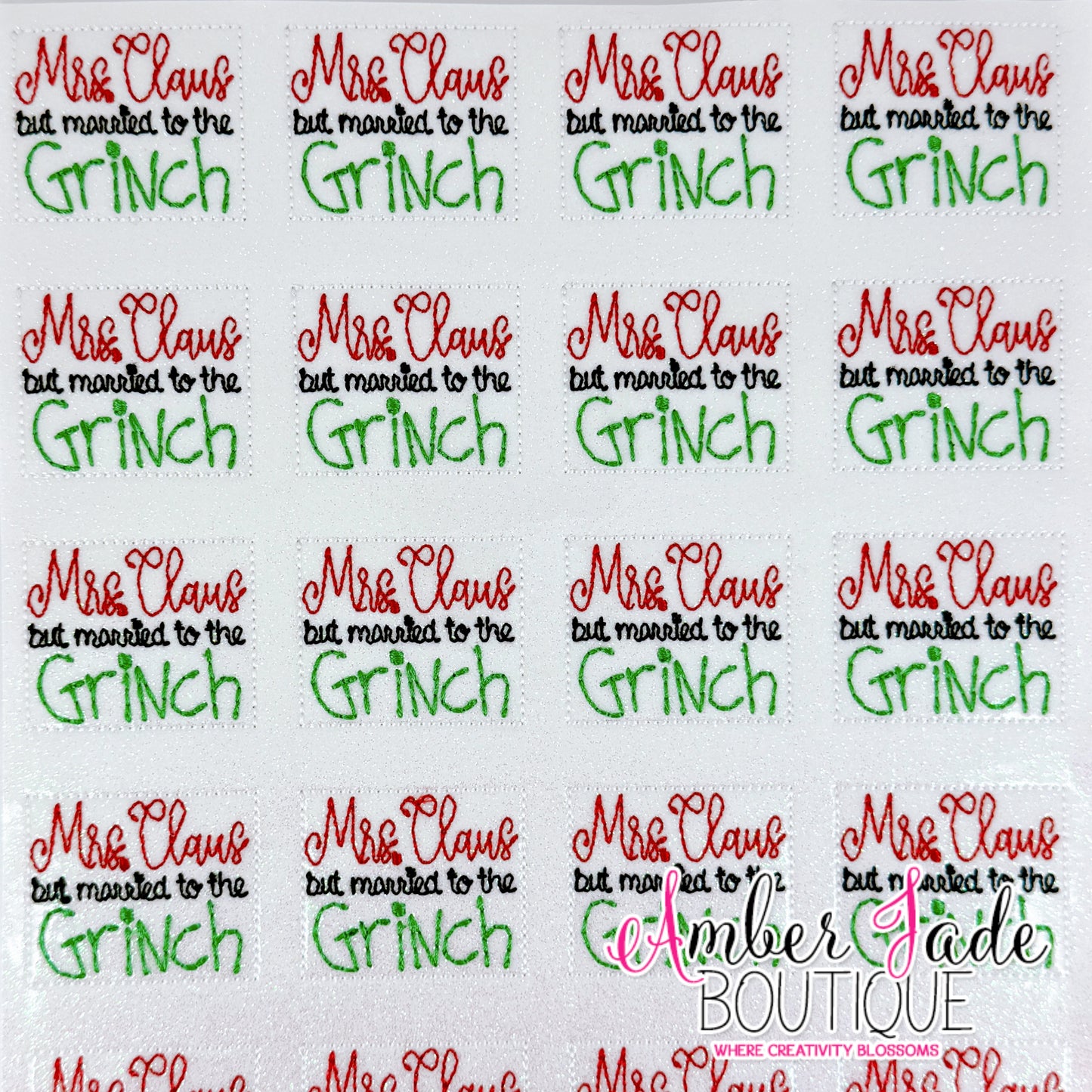 Mrs. Claus but married to the Grinch