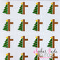 Split Christmas Tree Cross