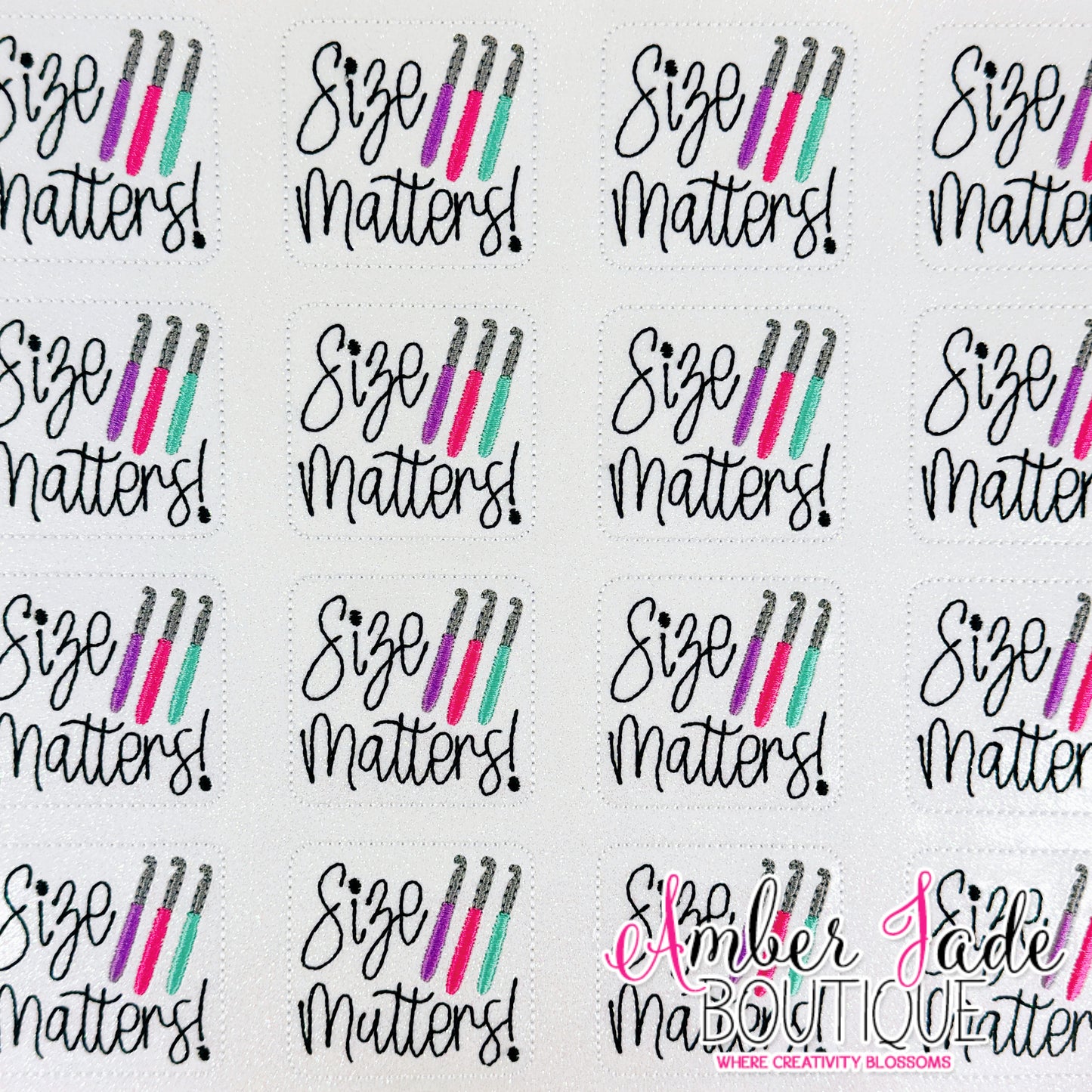 Size Matters - CROCHET