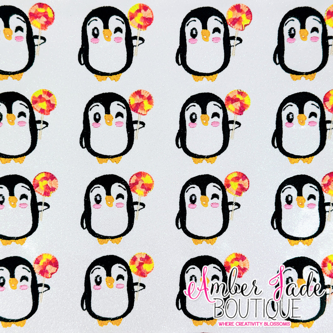 *LIMITED* Penguin Cutie Popsicle - Sunset Neon