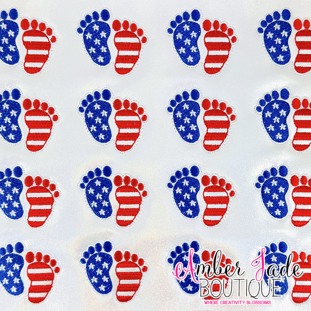 Patriotic Baby Feet