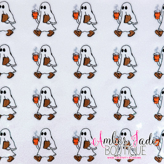 Latte Ghost Book Walking