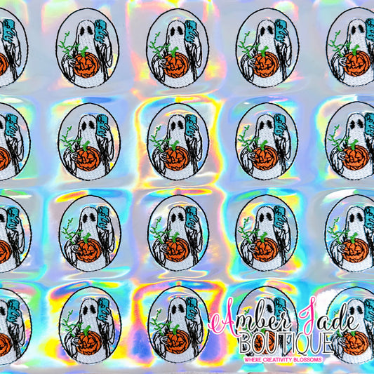 Selfie Pumpkin Ghost - Turquoise Phone
