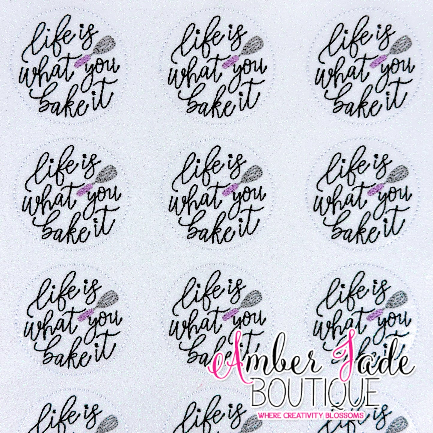 Life is what you bake it - WHITE