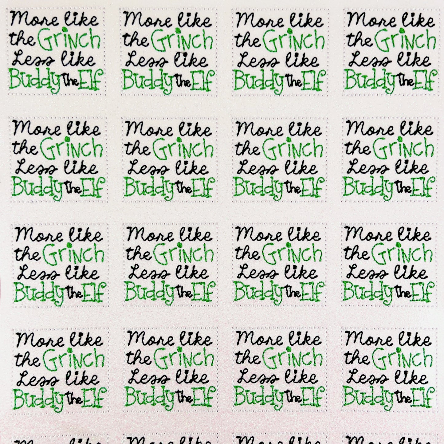 More like Grin Less like Buddy