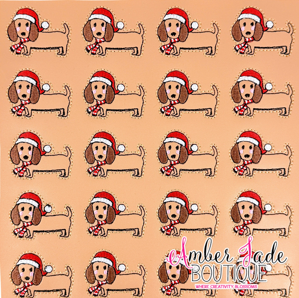 Christmas Dachshund
