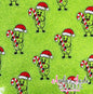 Christmas Pickle Holding Candy Cane