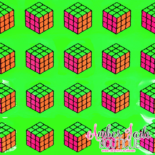 *LIMITED* Neon Rubix Cube