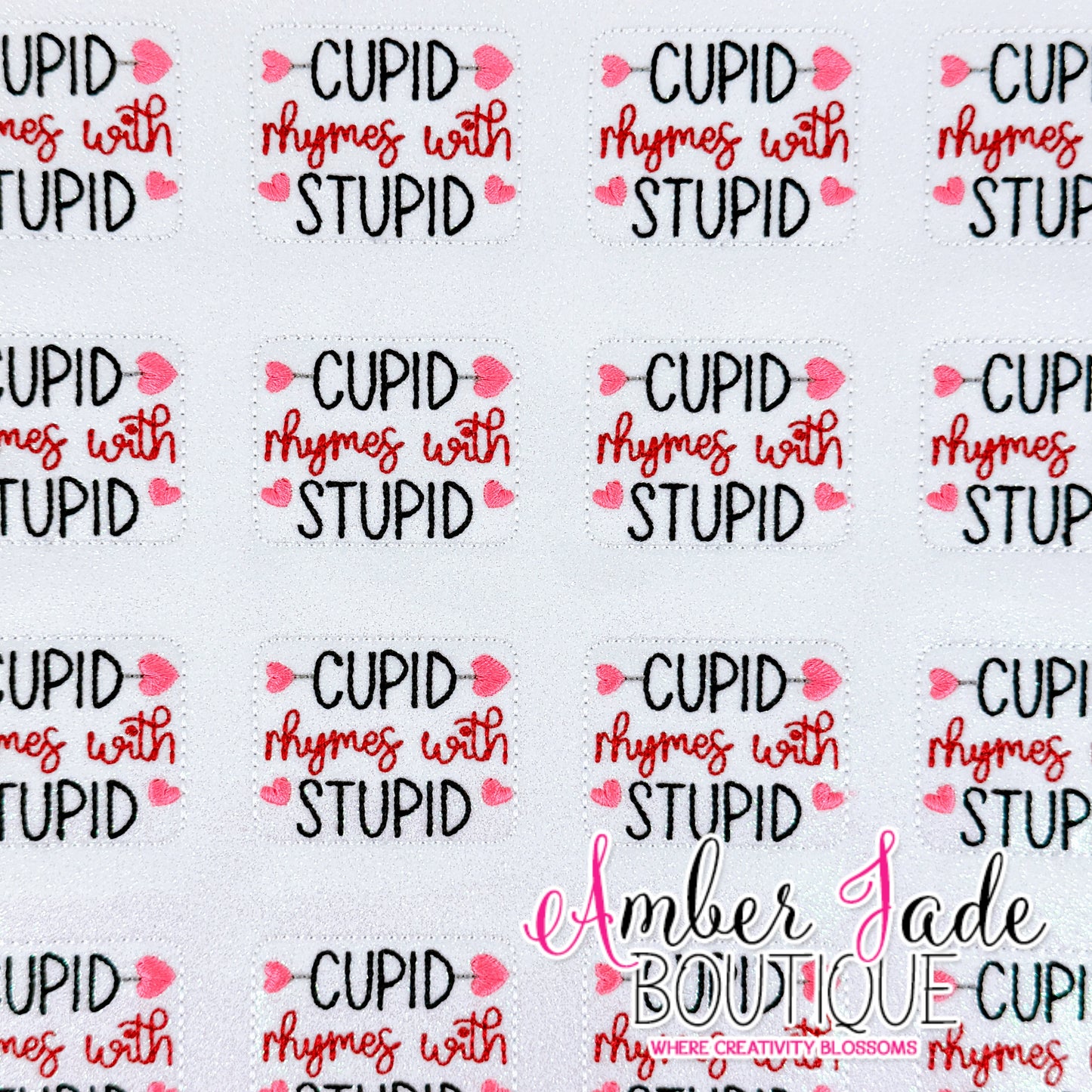 Cupid rhymes with stupid