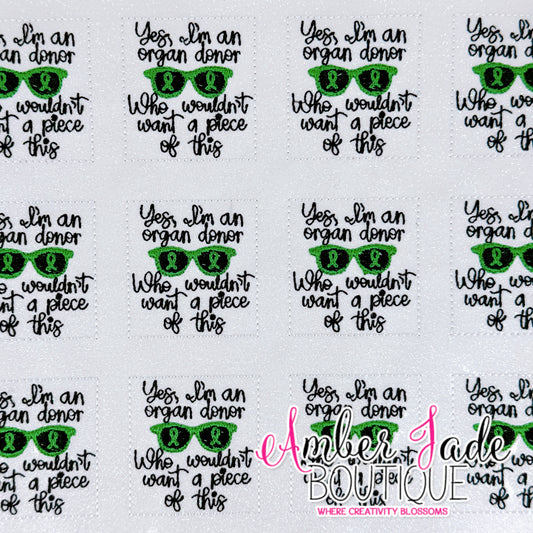 Organ Donor - Piece of this  (Set of 3)