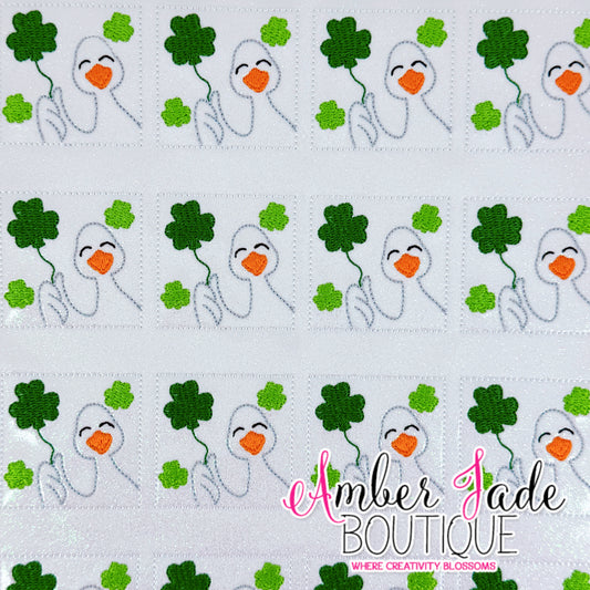 Peeking St. Patrick's Goose