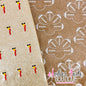 Football Turkey - Set of 3 - GLITTER