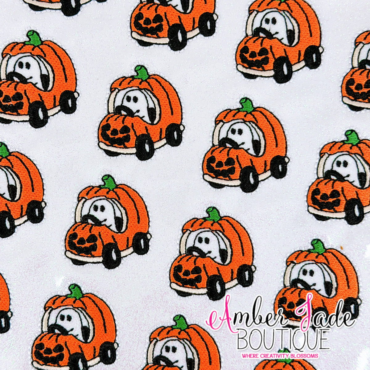 Pumpkin Car Ghost