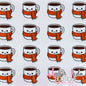 Cofee Cup - FALL - Orange Scarf