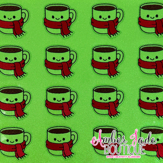 Cofee Cup - CHRISTMAS - Red Scarf